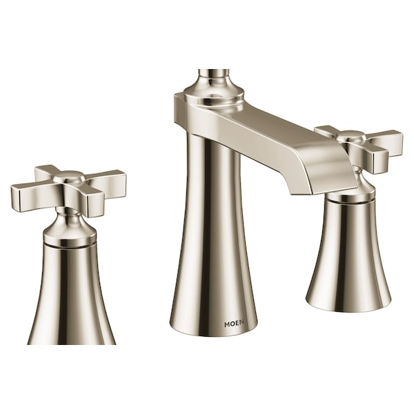 Two-Handle Bathroom Faucet Polished Nickel